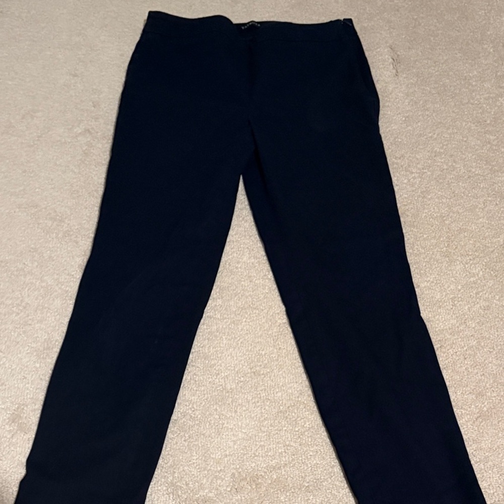 Talbots Women's Dark Navy Chatham Ankle Pants